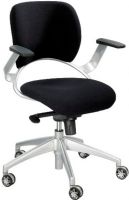 Safco 3477BL Groove Task Chair, Several Upholstery Choices, Polyurethane Arms, Dual Wheel Hooded Carpet Casters, Nylon Fabric, 250 Max Weight, 34.5" - 40" Height, 17.5" Back Width, 18.5" - 24" Seat Height, 18" Seat Depth, 12.5" Back Height from Seat, 18.5" Seat Width, Pneumatic Seat Adjustment, 360 Degree Swivel Seat, Tilt Lock, Tilt Tension, Black Finish, UPC 073555347722 (3477BL SAFCO3477BL SAFCO-3477BL SAFCO 3477BL) 