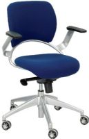 Safco 3477BU Groove Task Chair, Several Upholstery Choices, Polyurethane Arms, Dual Wheel Hooded Carpet Casters, Nylon Fabric, 250 Max Weight, 34.5" - 40" Height, 17.5" Back Width, 18.5" - 24" Seat Height, 18" Seat Depth, 12.5" Back Height from Seat, 18.5" Seat Width, Pneumatic Seat Adjustment, 360 Degree Swivel Seat, Tilt Lock, Tilt Tension, Blue Finish, UPC 073555347753 (3477BU 3477-BU 3477 BU SAFCO3477BU SAFCO-3477BU SAFCO 3477BU) 