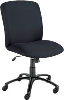 Safco 3490BL Uber Big and Tall High Back Chair, Pneumatic height adjustment, Deep thick cushioning, Tilt lock and tilt tension, Five star oversized base, 40.75" Minimum Overall Height - Top to Bottom, 44.75" Maximum Overall Height - Top to Bottom, 27" W x 30.25" D Overall, Black Finish, UPC 073555349023 (3490BL SAFCO3490BL SAFCO-3490BL SAFCO 3490BL) 