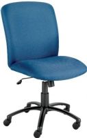 Safco 3490BU Uber Big and Tall High Back Chair, Pneumatic height adjustment, Deep thick cushioning, Tilt lock and tilt tension, Five star oversized base, 40.75" Minimum Overall Height - Top to Bottom, 44.75" Maximum Overall Height - Top to Bottom, 27" W x 30.25" D Overall, Blue Finish, UPC 073555349054 (3490BU SAFCO3490BU SAFCO-3490BU SAFCO 3490BU) 