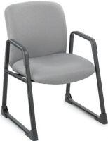 Safco 3492GR Uber Big and Tall Guest Chair, Big and Tall, Adjustable Height, Armed, Contemporary Style, Metal Base Material, Black Armrest color, 27" W x 29.5" D Overall, 23" W x 20.5" D Seat, 35.75" Maximum Overall Height - Top to Bottom, Gray Seat/back color, UPC 073555349238 (3492GR 3492-GR 3492 GR SAFCO3492GR SAFCO-3492GR SAFCO 3492GR) 
