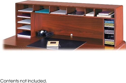 Safco 3661CY High Clearance Desk Top Organizer, 75 lbs Capacity - Shelf, Divider Adjustability 5 increments, 3 x 9