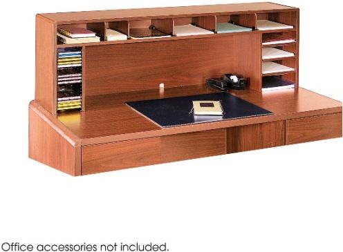 Safco 3661MO High Clearance Desk Top Organizer, 75 lbs Capacity - Shelf, Divider Adjustability 5 increments, 3 x 9