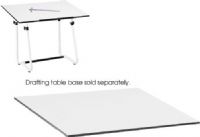 Safco 3950 Table Top, Constructed of durable 3/4" melamine, White finish, Material Thickness 3/4", Paint / Finish Melamine Laminate, Weight Capacity 50 lbs evenly distributed on drafting table, 42" W x 30" D x 3/4" H,  White Color, UPC 073555395006 (3950 SAFCO3950 SAFCO-3950 SAFCO 3950) 