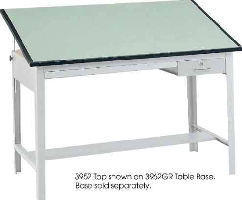 Safco 3952 Precision Table Top,  Rectangular shape, Laminate material, 1