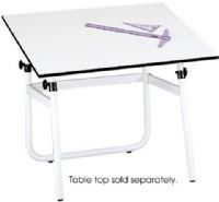 Safco 3961 Horizon Drawing Table Base, Folds down to just 6.62" wide for compact storage, Top tilts with easy access knobs, Base elevates from 29" to 45" high, UPC 073555396102 (3961 SAFCO3961 SAFCO-3961 SAFCO 3961) 