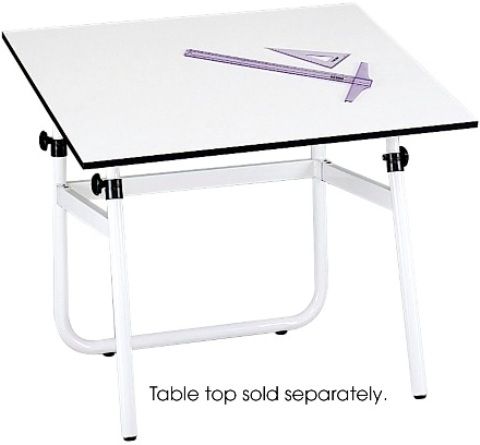 Safco 3961 Horizon Drawing Table Base, Folds down to just 6.62