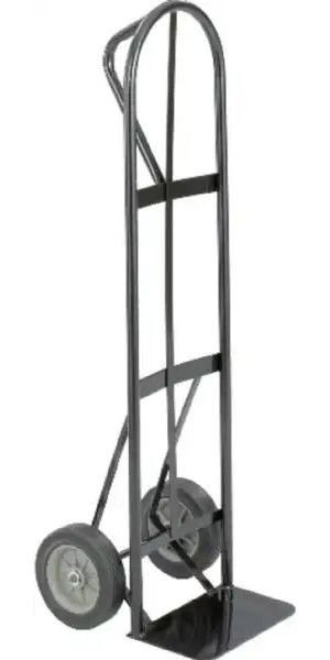 Safco 4071 Tuff Truck P-Handle Truck, 400 lb. capacity, Heavy gauge tubular steel frame, Welded joints for extra strength, 14