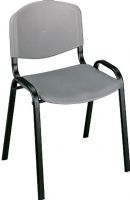 Safco 4185CH Stack Chairs, Stacking Chair Chair/Seat Type, 250 lb Maximum Load Capacity, Polypropylene Seat Material, 30.25" Maximum Seat Height, 12.75" Back Height, 18.25" Back Width, Steel Frame Material, Black Frame Color, Steel Base Material, Price per Unit, Can only be purchased in Sets of 4, Charcoal Seat Color, UPC 073555418507 (4185CH 4185-CH 4185 CH SAFCO4185CH SAFCO-4185CH SAFCO 4185CH) 