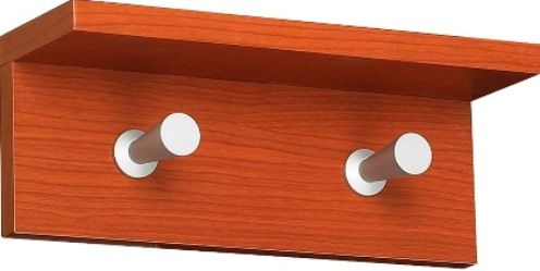 Safco 4220CY Contempo Wood Wall Rack, Capacity - Weight 10-pound per hook, 2