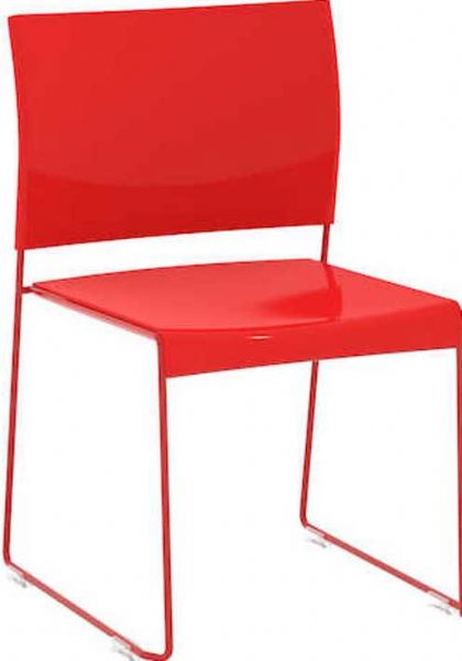 Safco 4271RR Currant High-Density Stack Chair - Set of 4, 32