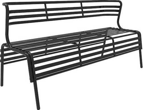 Safco 4368BL CoGo Indoor/Outdoor Steel Bench, Designed for indoors or outdoors for versatile use, 30.75