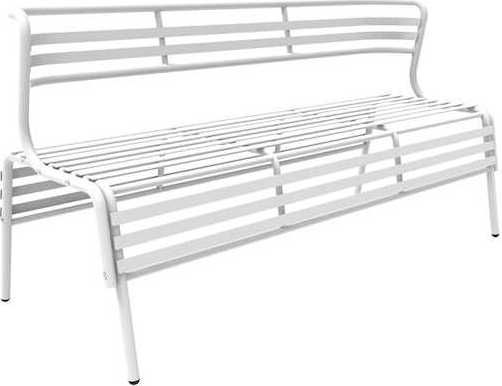 Safco 4368WH CoGo Indoor/Outdoor Steel Bench, Designed for indoors or outdoors for versatile use, 30.75