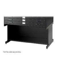Safco 4975 High Base for 4994 Model, Black Color; Black Flat file high base; Base raises files 20" off floor; Base with enclosed back and sides with open front; Holds up to two files; For Safco Flat Files 5 Drawer 40.5"; Dimensions 40.375" x 29.375" x 20"; Shipping Dimensions 41" x 4" x 20.75"; UPC 73555497526 (4975B 4975BL 4975-BLACK SAFCO4975 SAFCO-4975B SAFCO-4975-BL) 