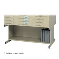 Safco 4975 High Base for 4994 Model, Tropic Sand Color; Tropic Sand Flat file high base; Base raises files 20" off floor; Base with enclosed back and sides with open front; Holds up to two files; For Safco Flat Files 5 Drawer 40.5"; Dimensions 40.375" x 29.375" x 20"; Shipping Dimensions 41" x 4" x 20.75"; UPC 73555497960 (4975S 4975TS 4975-SAND SAFCO4975 SAFCO-4975S SAFCO-4975-TS) 