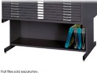 Safco 4977 Steel Flat File Tall Base, For Safco Steel Flat Files 4996 and 4986, Supports 2 flat file cabinets, Made of heavy-gauge welded steel, 46.5" L x 35.75" W x 20" H, Black Color, UPC 073555497724 (4977BL 4977-BL 4977 BL SAFCO4977BL SAFCO-4977BL SAFCO 4977BL) 