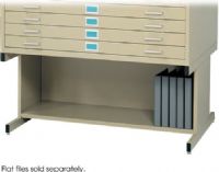 Safco 4979TS Steel Flat File Tall Base, For Safco Steel Flat File 4998, Supports 2 flat file cabinets, Made of heavy-gauge welded steel, Low Chemical Emissions, 53.5" L x 41.75" W x 20" H, UPC 073555497960, Tropic Sand Color (4979TS 4979-TS 4979 TS SAFCO4979TS SAFCO-4979TS SAFCO 4979TS) 
