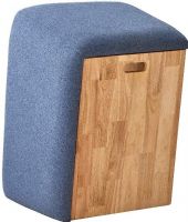 Safco 5061BU Connect Sitting/Perching Seat, 2" thickness, Features a handle for easy portability and for flipping from seated to perch position, Can be placed on its side for use alongside tables and desks or turned upright for a perch seating option, Blue upholstery Color, UPC 073555506150 (5061BU 5061-BU 5061 BU SAFCO5061BU SAFCO-506-1BU SAFCO 5061 BU) 