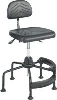 Safco 5118 TaskMaster Utility Industrial Chair, Overall height of 17" to 35", 8" of pneumatic lift and an additional 10" with our Wave Tube Extension, Seat has a 2.50" deep cushion, Ergo knob controls for 3" backrest depth and 3" backrest height adjustment, UPC 073555511802 (5118 SAFCO5118 SAFCO-5118 SAFCO 5118) 