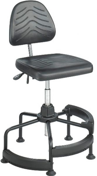 Safco Height Adjustable Footrest Black