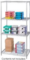 Safco 5288GR Industrial Wire Shelving, Steel Materials, 1,250 lbs. Shelf Weight Capacity, 2500 lbs. Overall Weight Capacity, 1" increments Shelf Adjustablity, 4 Shelf Quantity, 36" W x 24" D x 72" H Overall, Gray Colot UPC 073555528831 (5288GR 5288-GR 5288 GR SAFCO5288GR SAFCO-5288GR SAFCO 5288GR) 