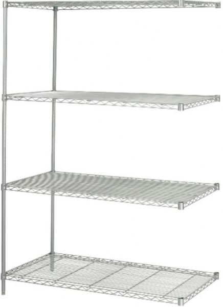 Safco 5295GR Industrial Add-On Kit, 800 lbs. evenly distributed Shelf Weight Capacity, 2500 lbs. evenly distributed Overall Weight Capacity, 1