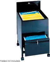 SAFCO 5365BL Locking Mobile Tub File with Drawer, Legal Size Black  Assembly Required: No. Dimensions: 20"w x 26"d x 28"h. Weight: 58 lbs.UPC: 0073555536522. (SAFCO5365BL) 