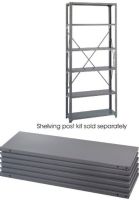 Safco 6250 Industrial Shelf Pack, Steel construction, Loads up to 1,250 lbs / shelf, Dark gray color, 6 Shelves, UPC 073555625004 (6250  SAFCO6250 SAFCO-6250 SAFCO 6250) 
