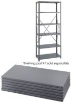 Safco 6252 Industrial 6 Shelf  Pack, Dark gray color, Steel construction, 85" H x 36" W x 18" D Overall, UPC 073555625202 (6252 SAFCO6252 SAFCO-6252 SAFCO 6252) 