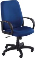 Safco 6300BU Poise Executive High Back Seating, 21" W x 20" D Seat, 41" Minimum Overall Height - Top to Bottom, 46" Maximum Overall Height - Top to Bottom, Full 360 degree swivel, 27" W x 27" D Overall, Blue Color, UPC 073555630053 (6300BU 6300-BU 6300 BU SAFCO6300BU SAFCO-6300BU SAFCO 6300BU) 