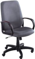 Safco 6300CH Poise Executive High Back Seating, 21" W x 20" D Seat, 41" Minimum Overall Height - Top to Bottom, 46" Maximum Overall Height - Top to Bottom, Full 360 degree swivel, 27" W x 27" D Overall, Charcoal Color, UPC 073555630008 (6300CH 6300-CH 6300 CH SAFCO6300CH SAFCO-6300CH SAFCO 6300CH) 
