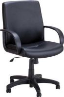 Safco 6301BV Poise Executive Mid Back Seating, 17" Seat Height, 21" W x 18.50" D Seat Size, 26" W x 26" D Base Dimensions, 22.50" W x 26" H Back Size, 37" - 42" Adjustability - Height, 2" Diameter Wheel / Caster Size, 4" thick padded seat and back, 250 lbs capacity, 26" dia 5-star base, Seat swivels a full 360°, Deep contours on back and seat, Integrated loop armrests, UPC 073555630169 (6301BV 6301-BV 6301 BV SAFCO6301BV SAFCO-6301-BV SAFCO 6301 BV) 