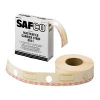 Safco 6551 Film Laminate Carrier Strips for MasterFile 2, 2.50" Wide; Document storage accessories; Carrier film laminate strip; Self-adhesive; Can be cut into 100 - 24" strips, 80 - 30" strips or 50 - 48" strips; Pre-printed identification blocks for drawings; UPC 73555655100 (6551 65-51 SAFCO6551 SAFCO-6551 SAFCO-65-51) 