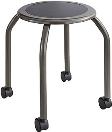 Safco 6667 Diesel Stool Trolley; 250 lbs. Weight Capacity; Roll easily and smoothly on 4 casters; Steel frame with clear-coat Pewter finish for rugged use; Use in industrial, institutional and educational industries; Short trolley design works well for shop or workbench (SAFCO6667 SAFCO-6667)