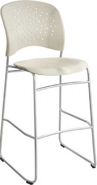 Safco 6806LT Reve Bistro-Height Chair Round Back, 31