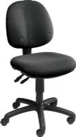 Safco 6862BL Choices Mid Back Chair, 250 lbs. Capacity - Weight, Dual Wheel Hooded Carpet Casters Wheel / Caster Style, 2" dia. Wheel / Caster Size, 25"dia. x 36" to 40.50" H, Black Color,  UPC 073555686227 (6862BL 6862-BL 6862 BL SAFCO6862BL SAFCO-6862BL SAFCO 6862BL) 