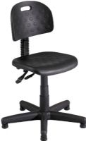 Safco 6902 Soft Tough Deluxe Task Chair, Ergo knob control 5'' backrest height adjustment, Metal Base Material, 250 lbs Weight Limit, Plastic Exterior Seat Material, 36.5" Maximum Overall Height - Top to Bottom, 28.5" Minimum Overall Height - Top to Bottom, 360º Swivel, 25" W x 25" D Overall, Black Color, UPC 073555690200 (6902 SAFCO6902 SAFCO-6902 SAFCO 6902) 