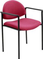 Safco 7010BG Wicket Stack Chairs with Arms, Powder Coat Paint / Finish, 18" W x 18"D Seat Size, 18" W x 12.50"H Back Size, 17.50" Seat Height, 250 lbs. Capacity - Weight, 22.25" W x 20.75" D x 31" H Dimensions, Burgundy Color, UPC 073555701012 (7010BG 7010 BG 7010-BG SAFCO7010BG SAFCO-7010BG SAFCO 7010BG) 