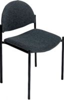 Safco 7020BL Wicket Stack Chairs, Nylon Glides, Steel frame, 250 lbs. Capacity - Weight, 18" W x 18" D Seat Size, 18" W x 12.50" H Back Size, 17.50" Seat Height, 19.75" W x 20.75" D x 31" H Dimensions, ANSI/BIFMA Meets Industry Standards, Black Color, UPC 073555702026 (7020BL 7020-BL 7020 BL SAFCO7020BL SAFCO-7020BL SAFCO 7020BL) 