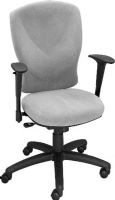 Safco 7079GR Vivid High Back Chair, 250 lbs Capacity - Weight, 360° Swivel Chair Functionality, 3" Height range, 26.25" W x 26.25" D x 40" to 44" H, Gray Finish, UPC 073555707939 (7079GR 7079-GR 7079 GR SAFCO7079GR SAFCO-7079GR SAFCO-7079GR) 