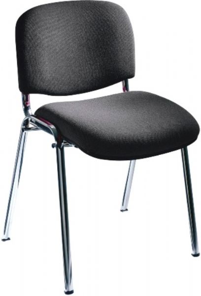 Safco 7400BL Visit Upholstered Stacking Chairs, 18