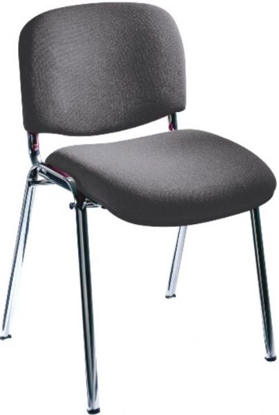 Safco 7400GR Visit Upholstered Stacking Chairs, 18