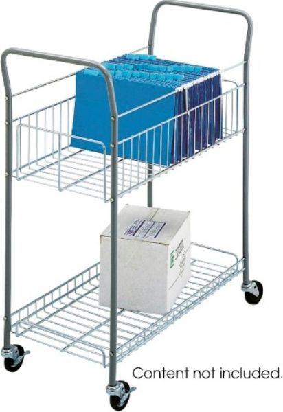 Safco Products 7754 Economy Mail Cart Gray 