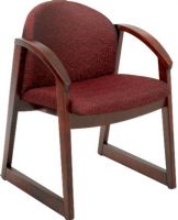 Safco 7910BG1 Urbane Mahogany Side Chair, 17" Seat Height, 20.50" W x 16" H Back Size, 250 lbs. Capacity - Weight, 20.50" W x 18" D Seat Size, 22.75" W x 23" D x 31.25" Overall Dimensions, Burgundy Color, UPC 073555791013 (7910BG1 7910-BG1 7910 BG1 SAFCO7910BG1 SAFCO-7910BG1 SAFCO 7910BG1) 