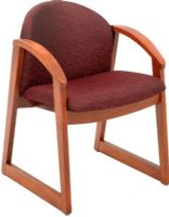 Safco 7920BG1 Urbane Cherry Side Chair, 17" Seat Height, 20.50" W x 16" H Back Size, 250 lbs. Capacity - Weight, 20.50" W x 18" D Seat Size, 22.75" W x 23" D x 31.25" Overall Dimensions, Burgundy Color, UPC 073555792010 (7920BG1 7920-BG1 7920 BG1 SAFCO7920BG1 SAFCO-7920BG1 SAFCO 7920BG1) 