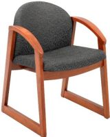 Safco 7920BL1 Urbane Cherry Side Chair, 17" Seat Height, 20.50" W x 16" H Back Size, 250 lbs. Capacity - Weight, 20.50" W x 18" D Seat Size, 22.75" W x 23" D x 31.25" Overall Dimensions, Black Color, UPC 073555792027 (7920BL1 7920-BL1 7920 BL1 SAFCO7920BL1 SAFCO-7920BL1 SAFCO 7920BL1) 