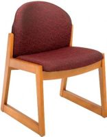 Safco 7930BG1 Urbane Medium Oak Side Chair, 17" Seat Height, 20.50" W x 16" H Back Size, 250 lbs. Capacity - Weight, 20.50" W x 18" D Seat Size, 22.75" W x 23" D x 31.25" Overall Dimensions, Burgundy Color, UPC 073555793055 (7930BG1 7930-BG1 7930 BG1 SAFCO7930BG1 SAFCO-7930BG1 SAFCO 7930BG1) 