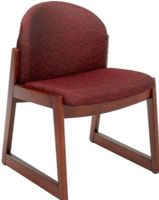Safco 7940BG1 Urbane Mahogany Side Chair with no Arms, 17" Seat Height, 20.50" W x 16" H Back Size, 250 lbs. Capacity - Weight, 20.50" W x 18" D Seat Size, 22.75" W x 23" D x 31.25" Overall Dimensions, Burgundy Color, UPC 073555794045 (7940BG1 7940-BG1 7940 BG1 SAFCO7940BG1 SAFCO-7940BG1 SAFCO 7940BG1) 
