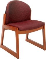 Safco 7950BG1 Urbane Cherry Side Chair with no Arms, 17" Seat Height, 20.50" W x 16" H Back Size, 250 lbs. Capacity - Weight, 20.50" W x 18" D Seat Size, 22.75" W x 23" D x 31.25" Overall Dimensions, Burgundy Color, UPC 073555795011 (7950BG1 7950-BG1 7950 BG1 SAFCO7950BG1 SAFCO-7950BG1 SAFCO 7950BG1) 