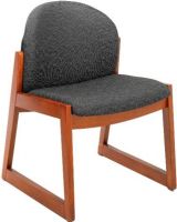 Safco 7950BL1 Urbane Cherry Side Chair with no Arms, 17" Seat Height, 20.50" W x 16" H Back Size, 250 lbs. Capacity - Weight, 20.50" W x 18" D Seat Size, 22.75" W x 23" D x 31.25" Overall Dimensions, Black Color, UPC 073555795028 (7950BL1 7950-BL1 7950 BL1 SAFCO7950BL1 SAFCO-7950BL1 SAFCO 7950BL1) 